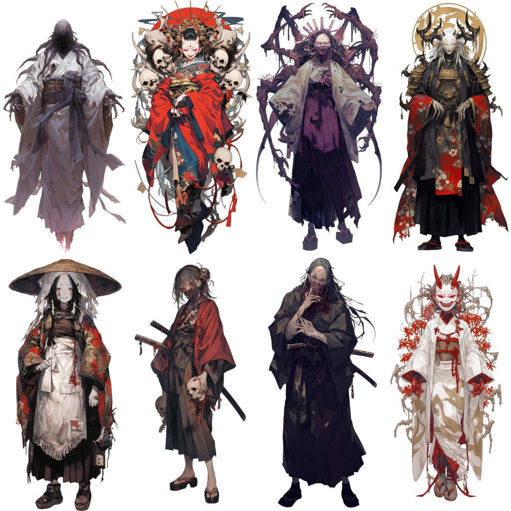 Apparition 50 Illustrations (Transparent PNG)