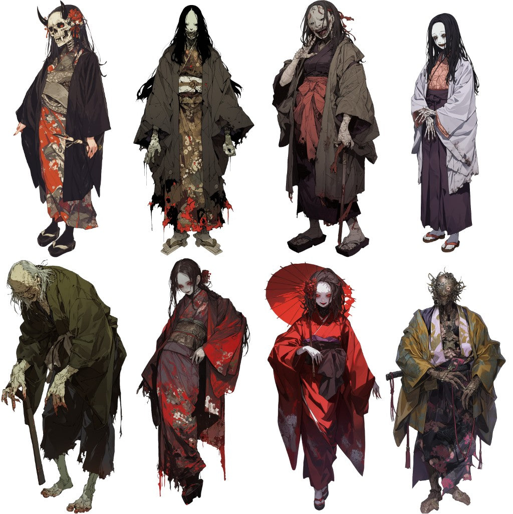 Apparition 50 Illustrations (Transparent PNG)