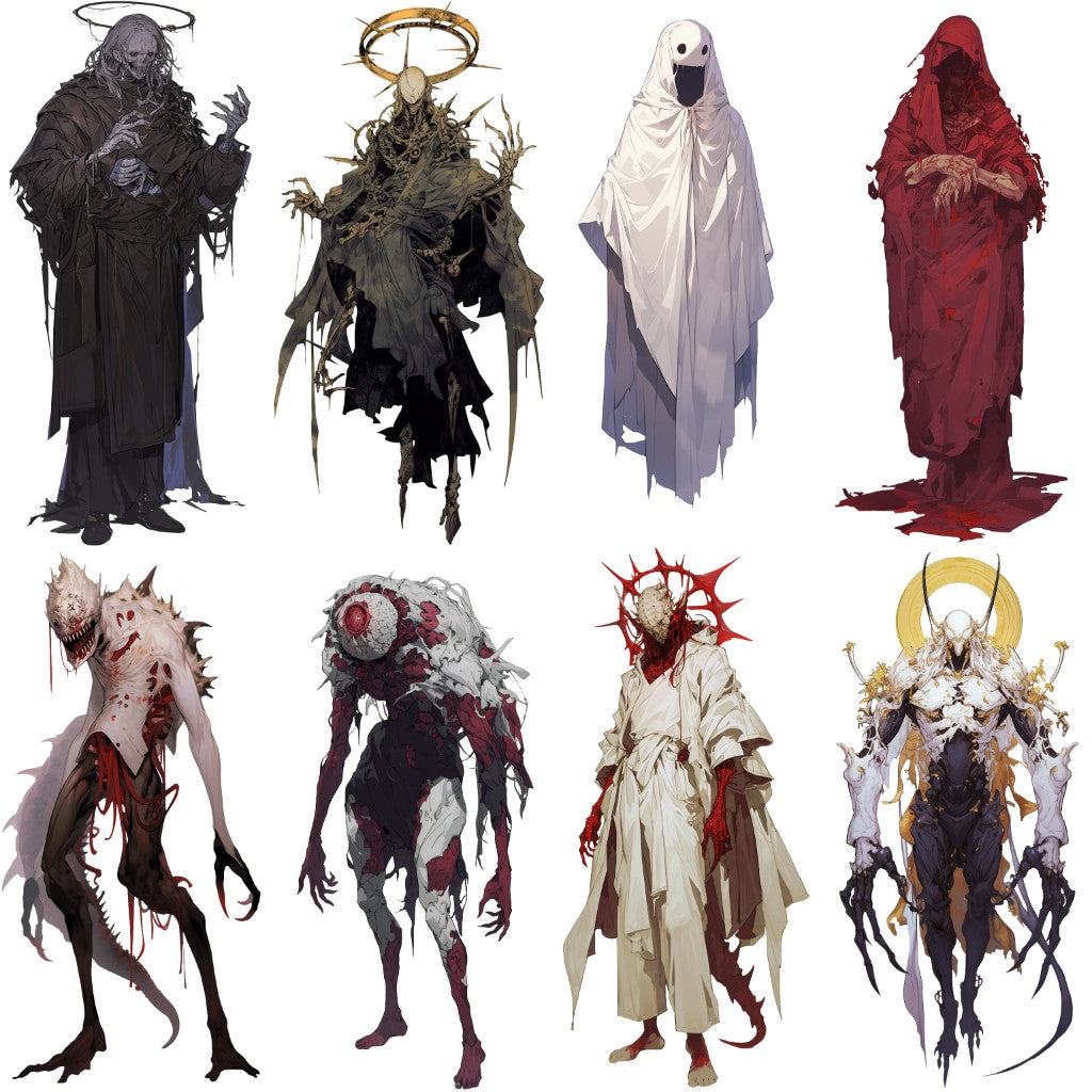 Apparition 50 Illustrations (Transparent PNG)
