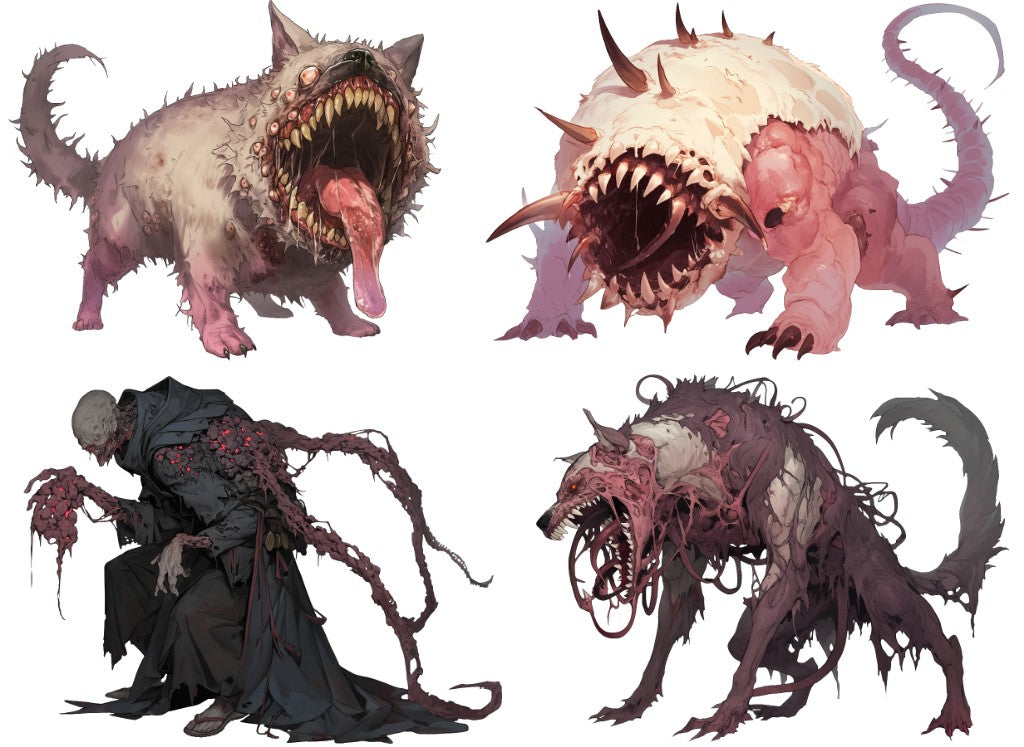 Apparition 50 Illustrations (Transparent PNG)