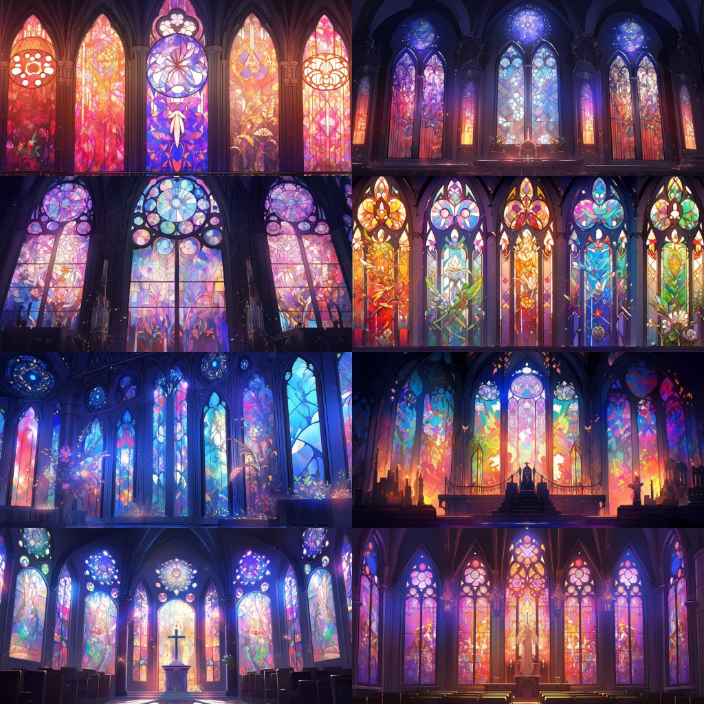Stained glass 185 background illustrations
