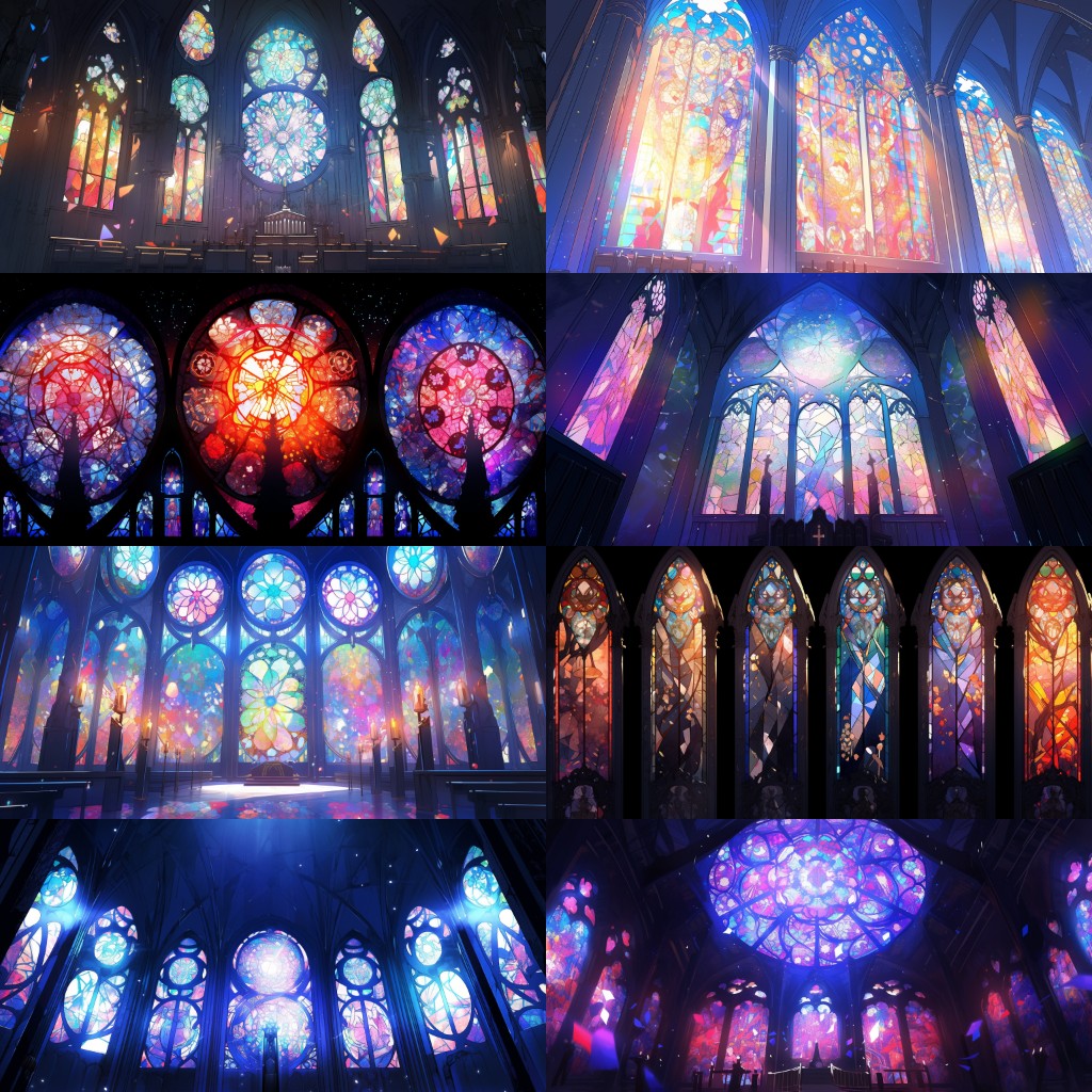 Stained glass 185 background illustrations
