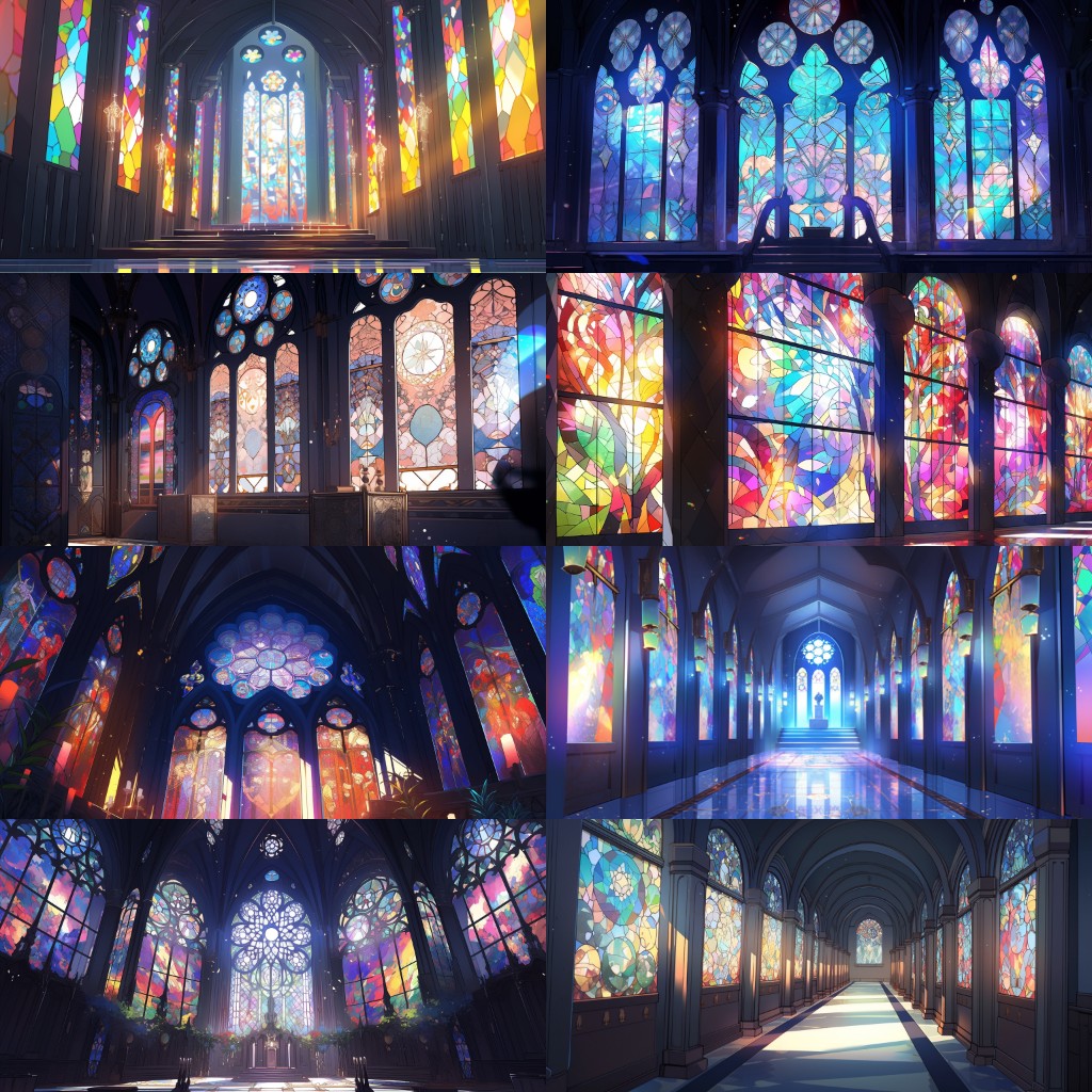 Stained glass 185 background illustrations