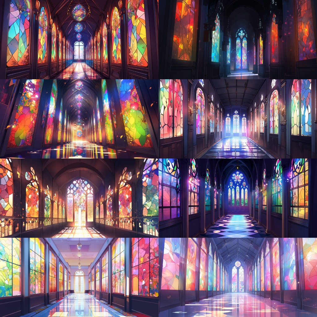 Stained glass 185 background illustrations