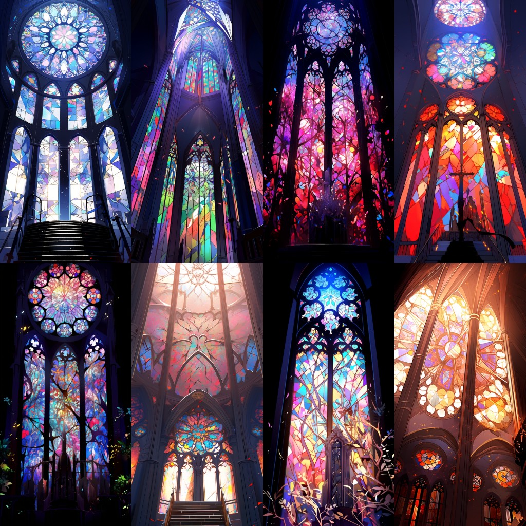 Stained glass 185 background illustrations