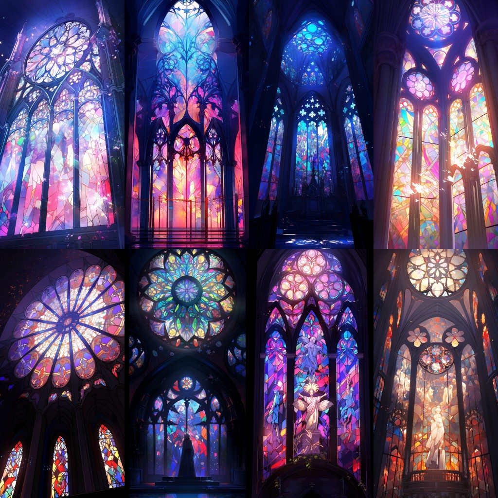 Stained glass 185 background illustrations