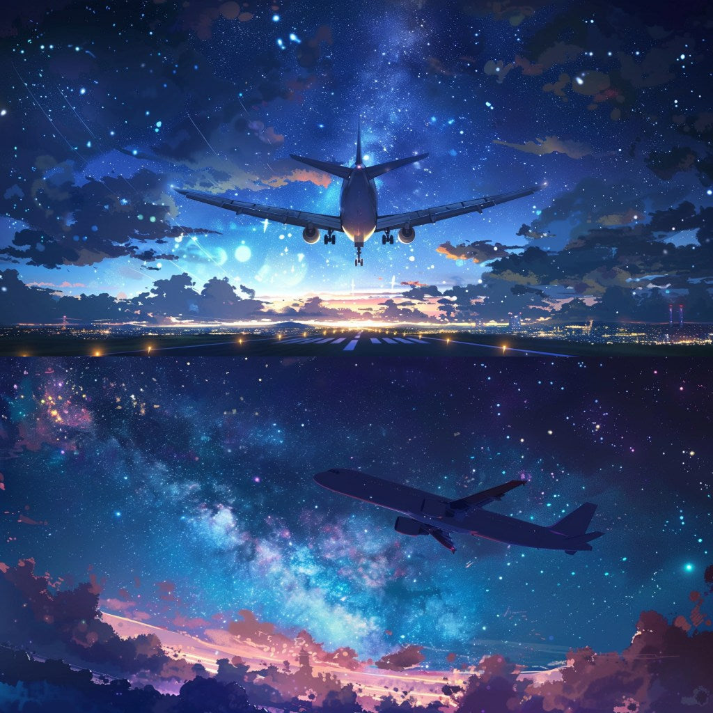 Airport 210 background illustrations