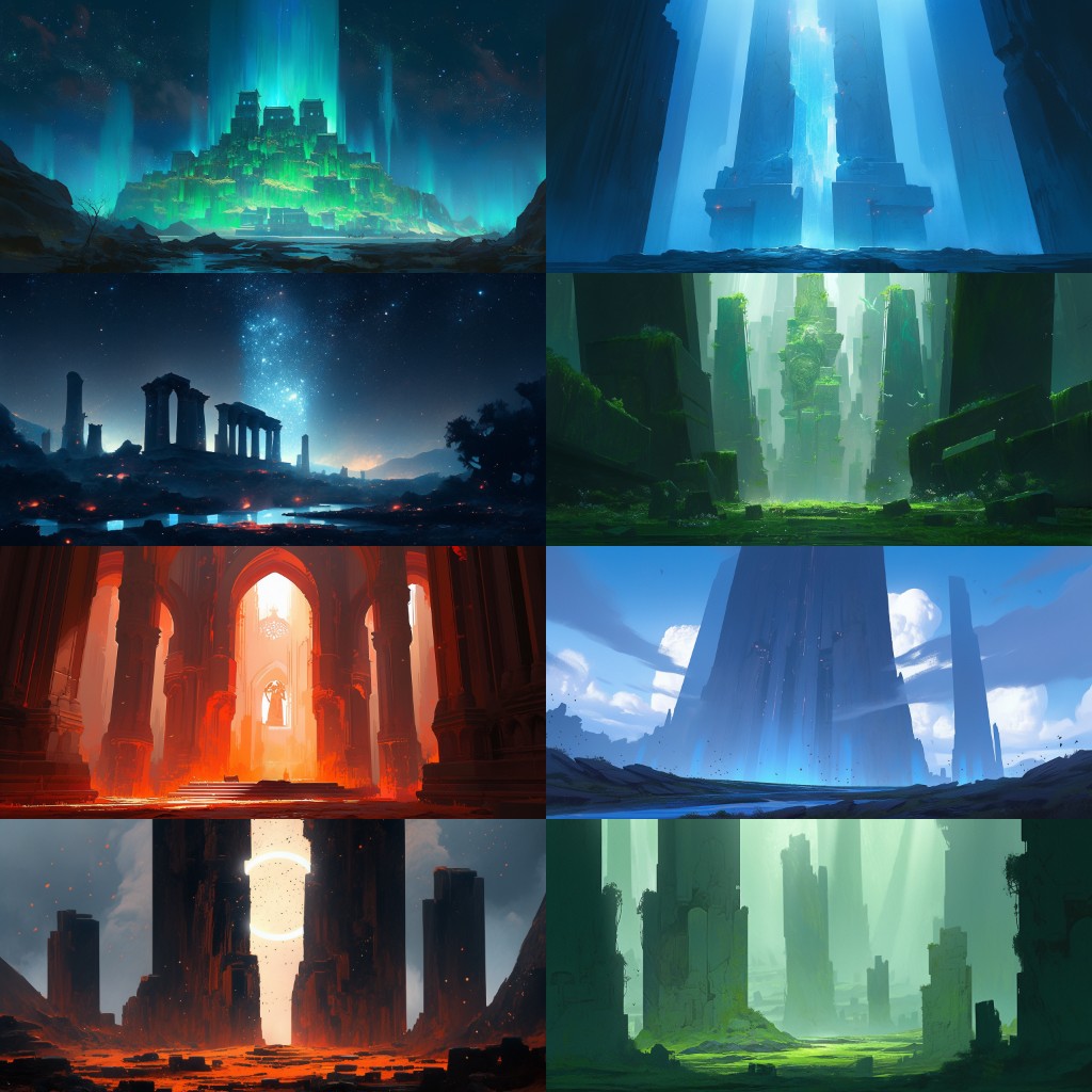 Ancient civilization 122 background illustrations