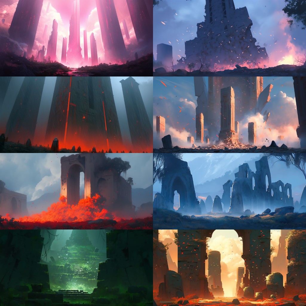 Ancient civilization 122 background illustrations