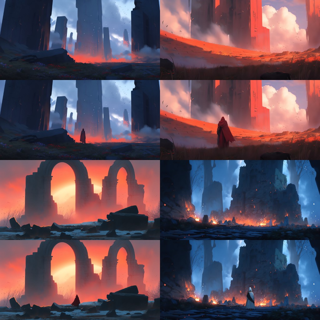 Ancient civilization 122 background illustrations