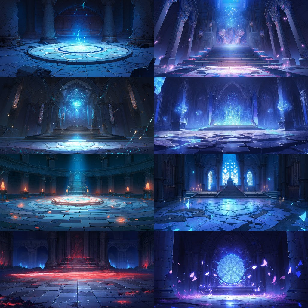 Dungeon 150 background illustrations