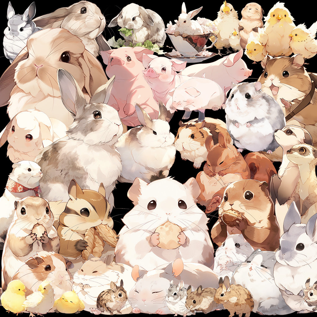 Small animals 100 Illustrations (Transparent PNG)