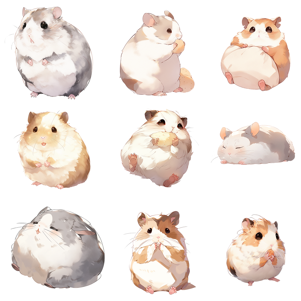 Small animals 100 Illustrations (Transparent PNG)