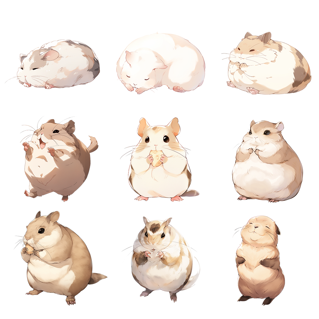 Small animals 100 Illustrations (Transparent PNG)