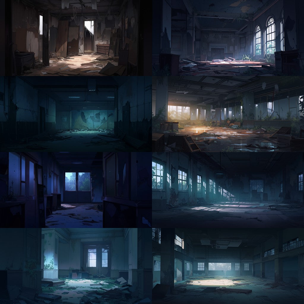 Post-apocalypse 355 background illustrations