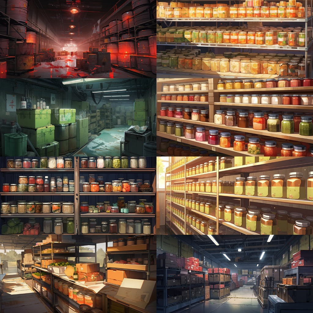 Post-apocalypse 355 background illustrations