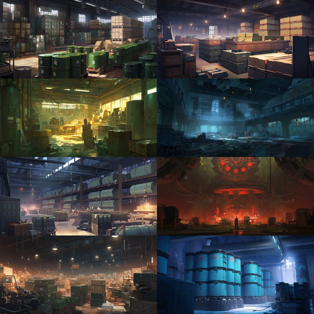 Post-apocalypse 355 background illustrations