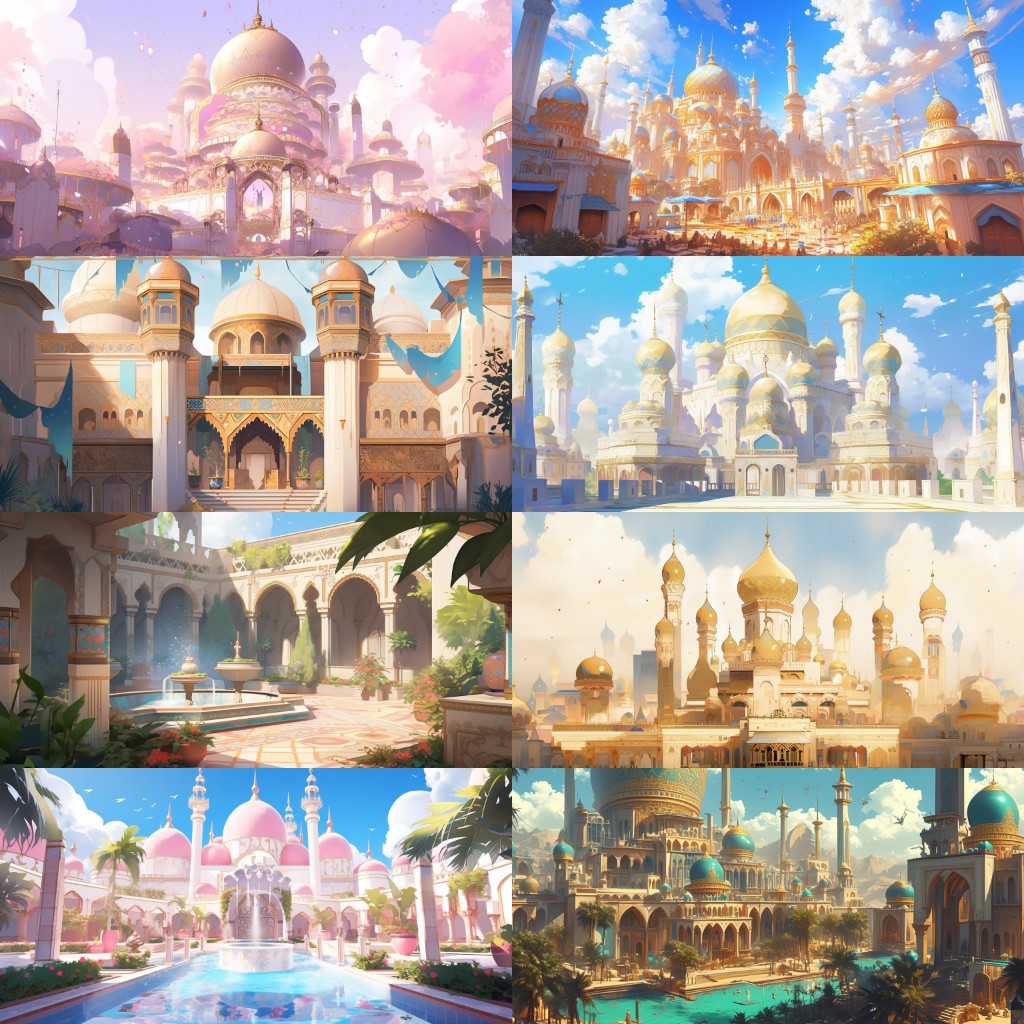Arabian 220 background illustrations