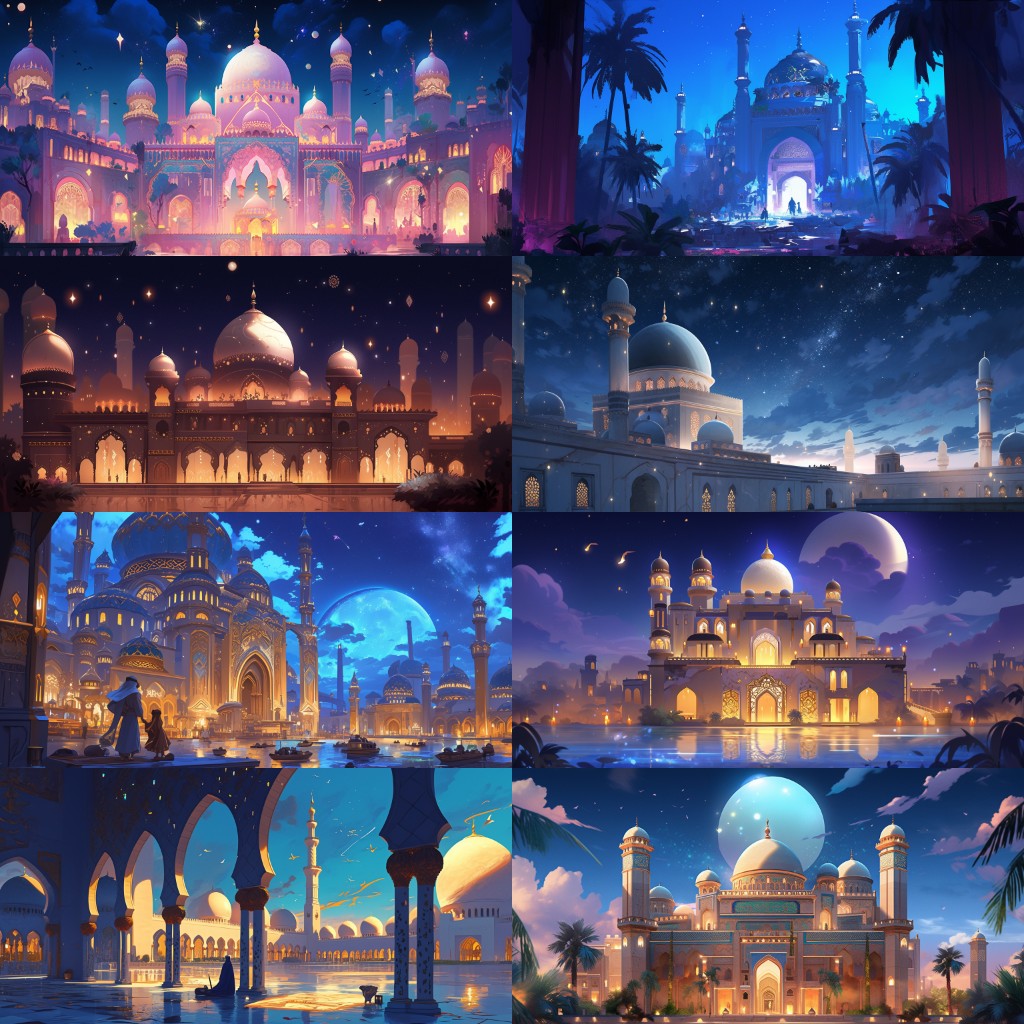 Arabian 220 background illustrations