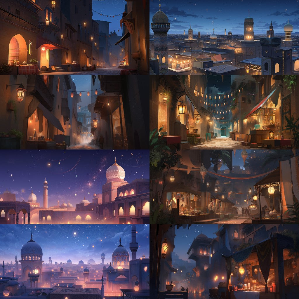 Arabian 220 background illustrations