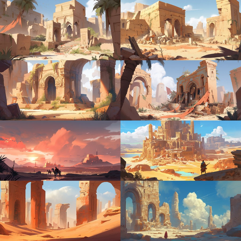 Arabian 220 background illustrations
