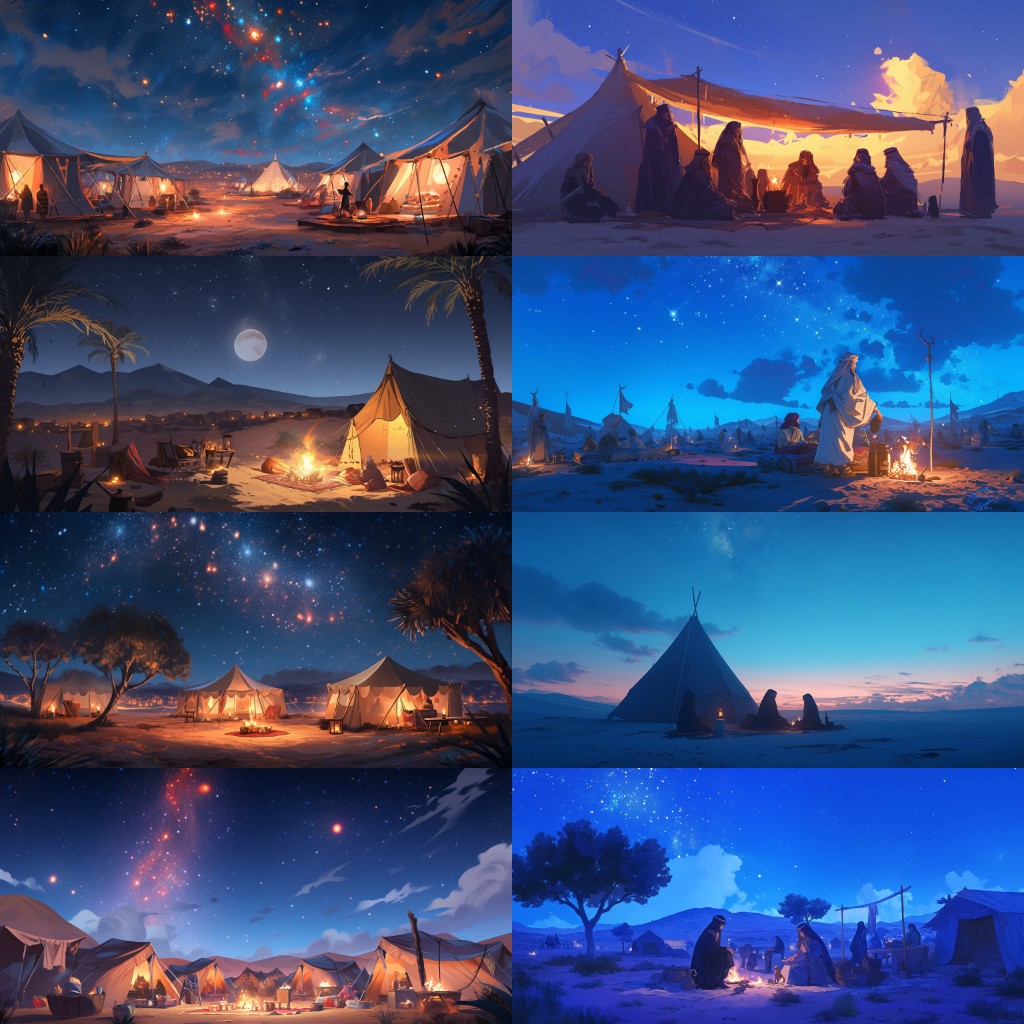 Arabian 220 background illustrations