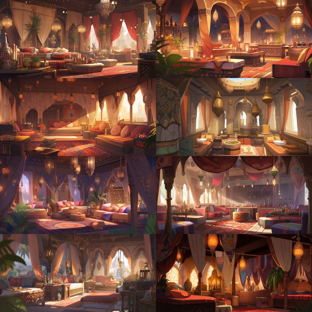 Arabian 220 background illustrations