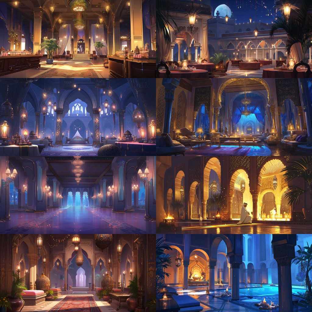 Arabian 220 background illustrations