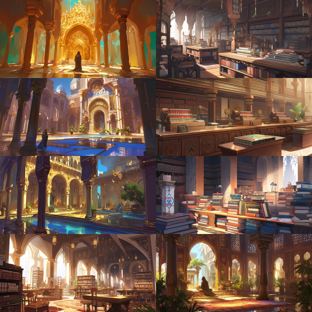 Arabian 220 background illustrations