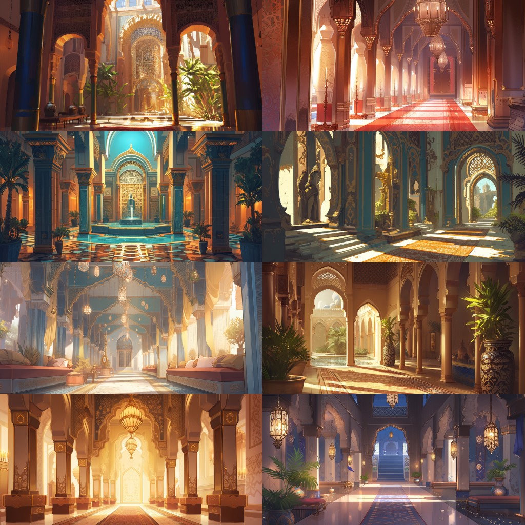 Arabian 220 background illustrations