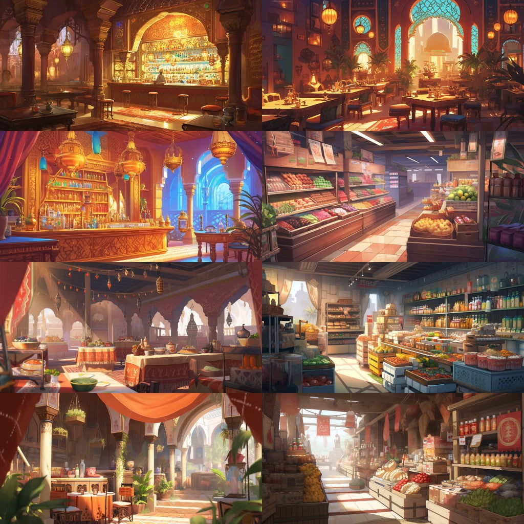 Arabian 220 background illustrations