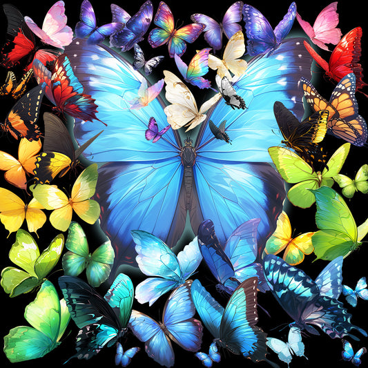 蝴蝶 55 幅插图(透明 PNG)