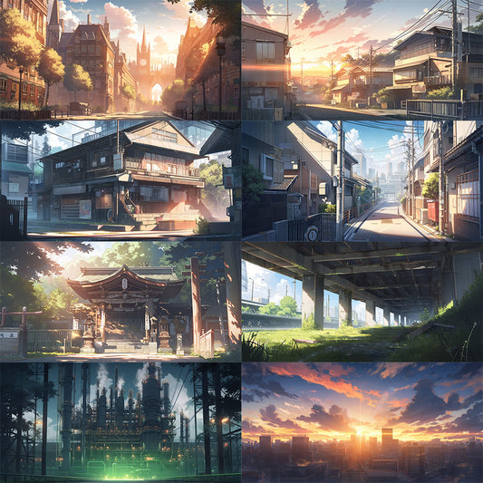 城市-225栋建筑背景插图