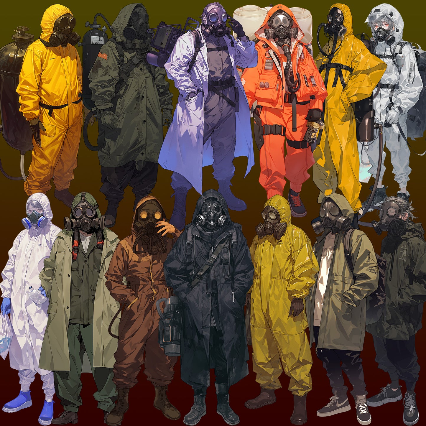 Special forces 30 standing illustration (Full-body)