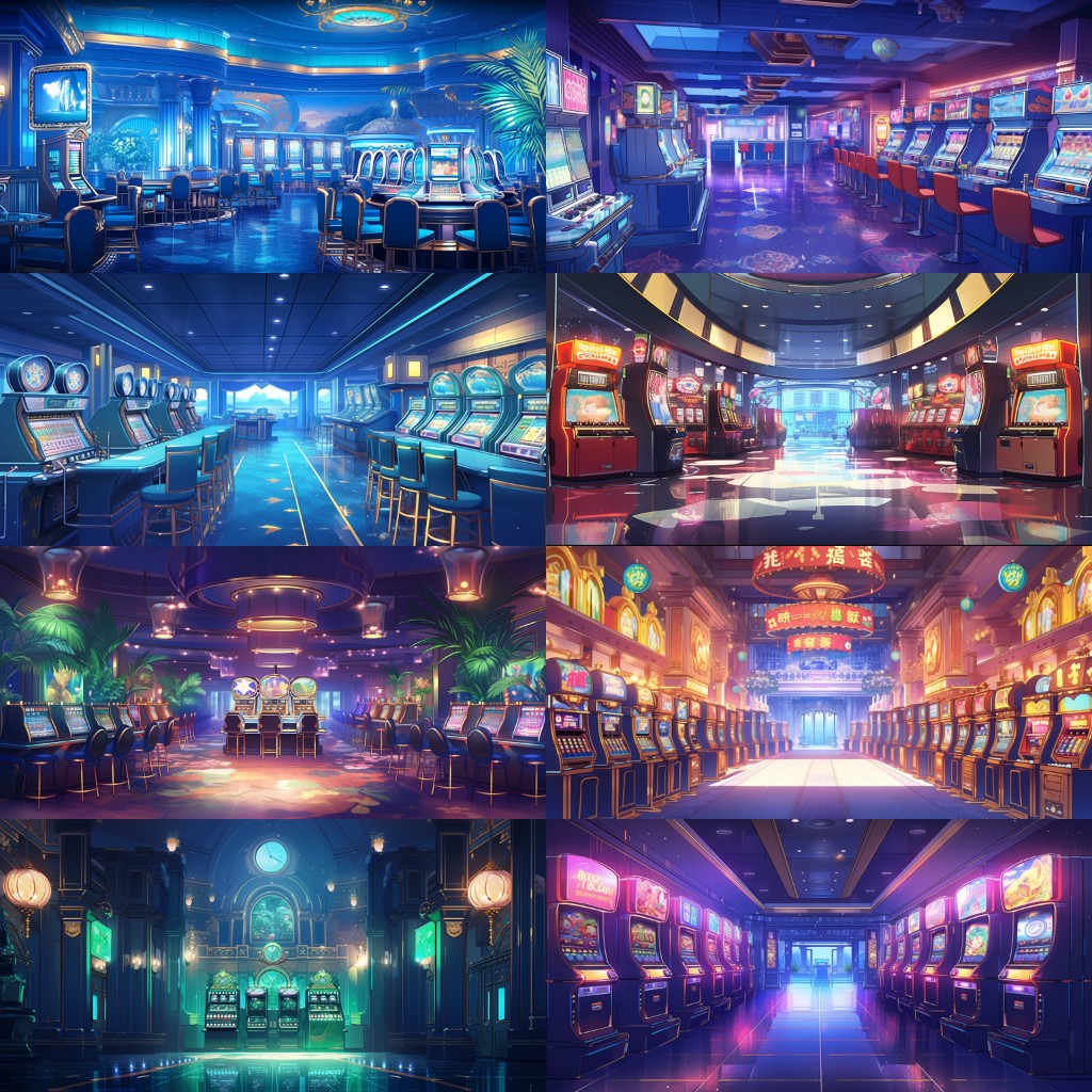 Casino 167 background illustrations