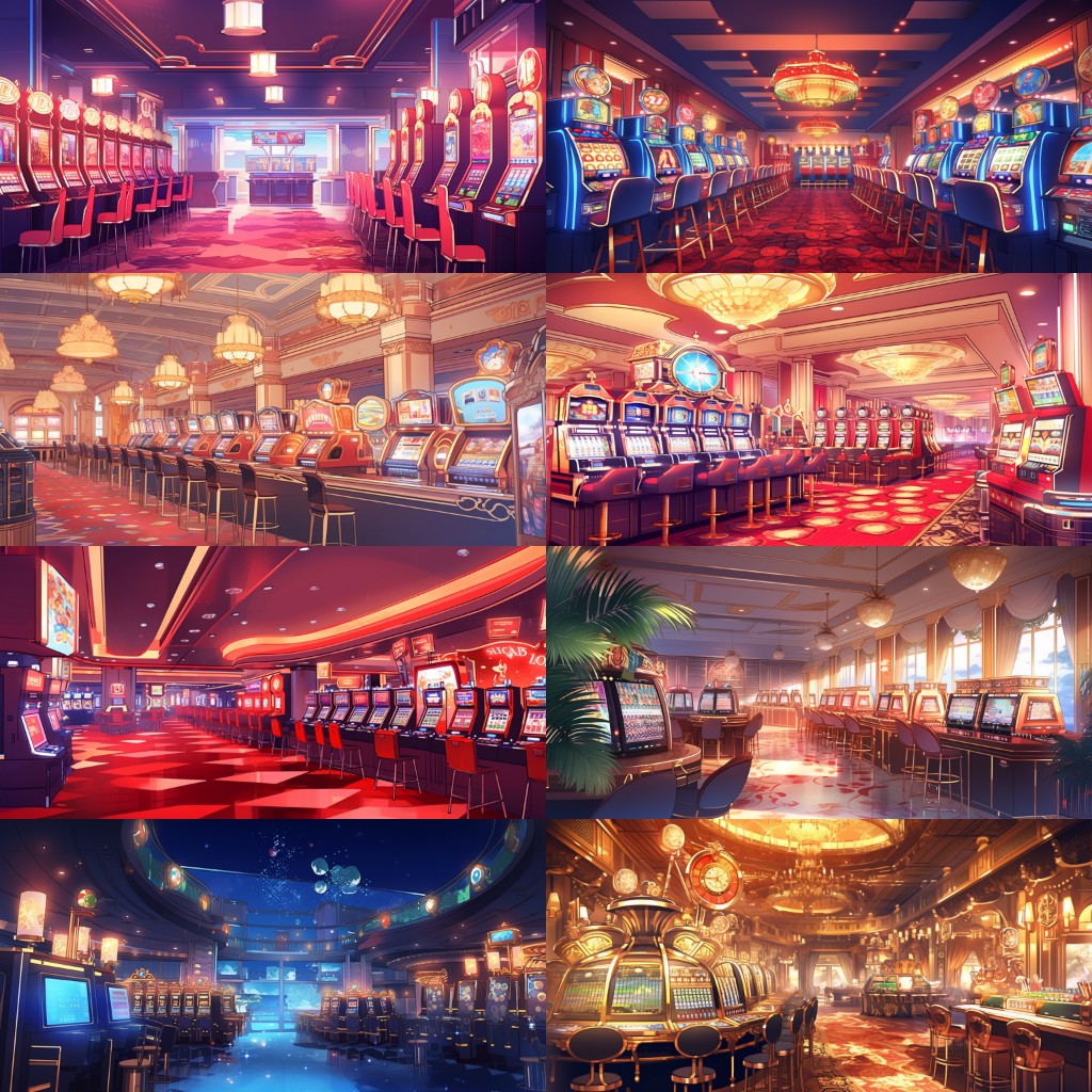 Casino 167 background illustrations
