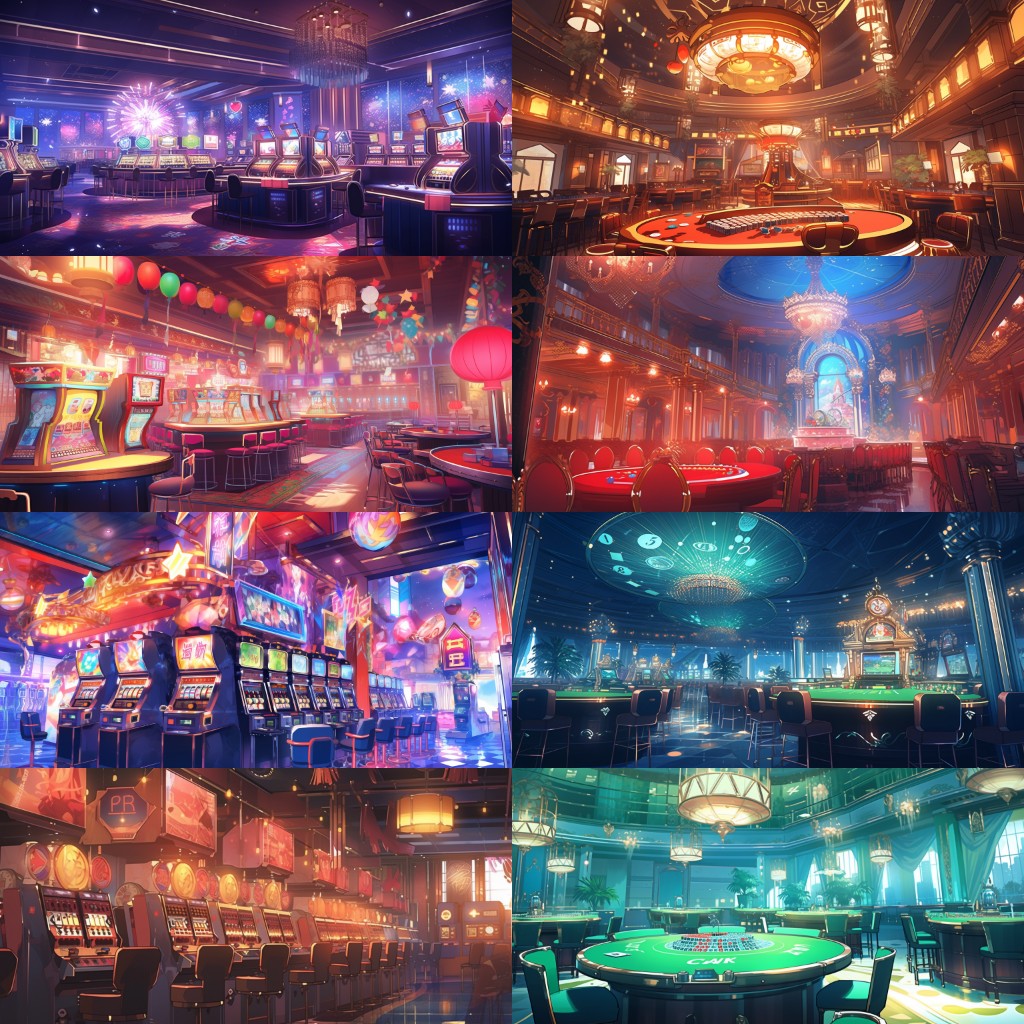 Casino 167 background illustrations