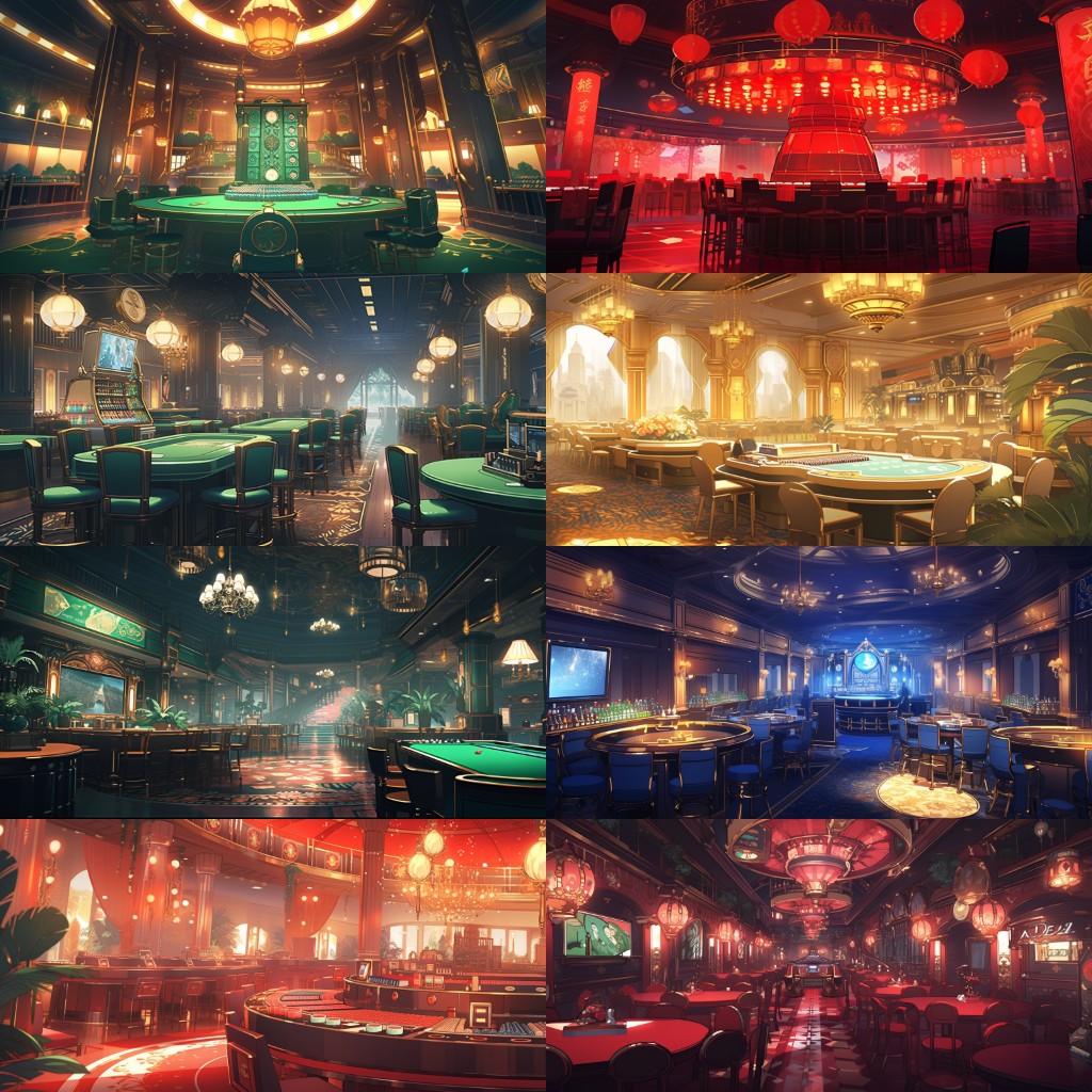 Casino 167 background illustrations