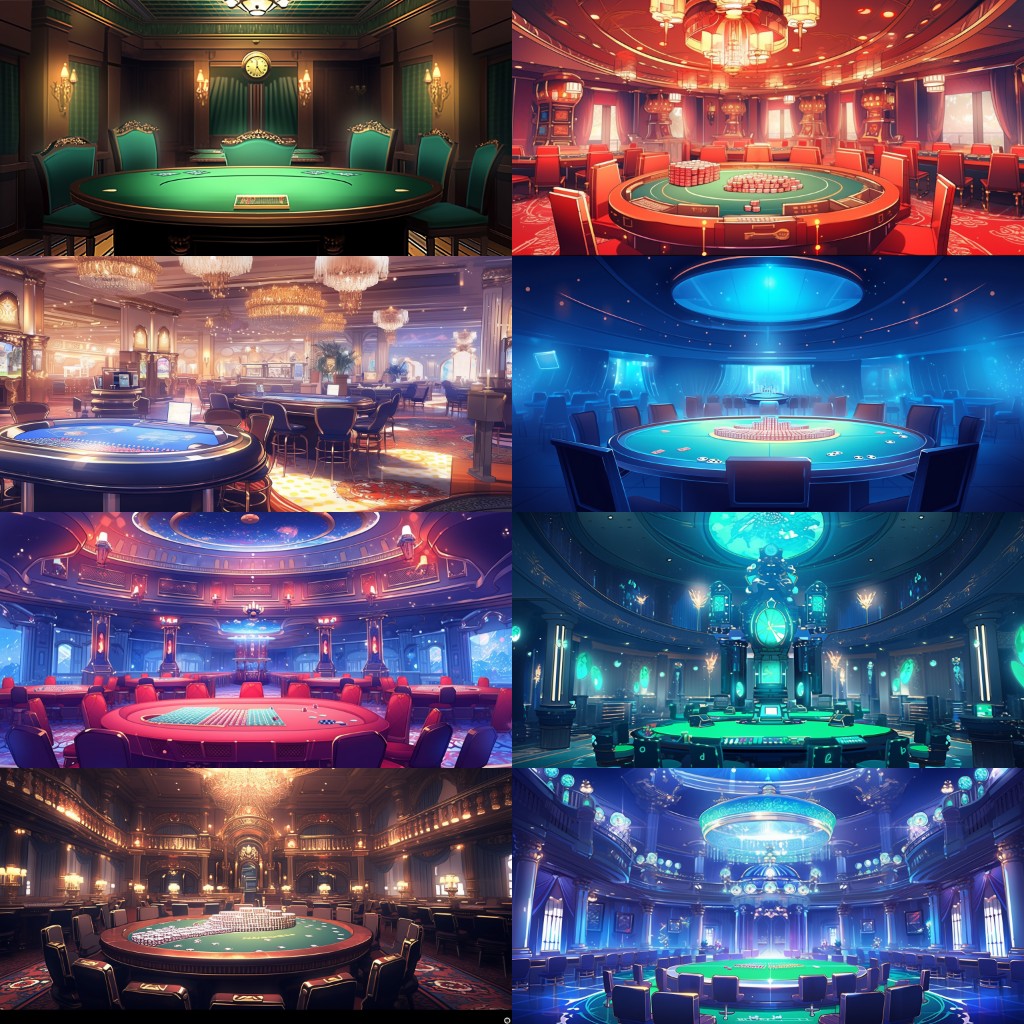 Casino 167 background illustrations