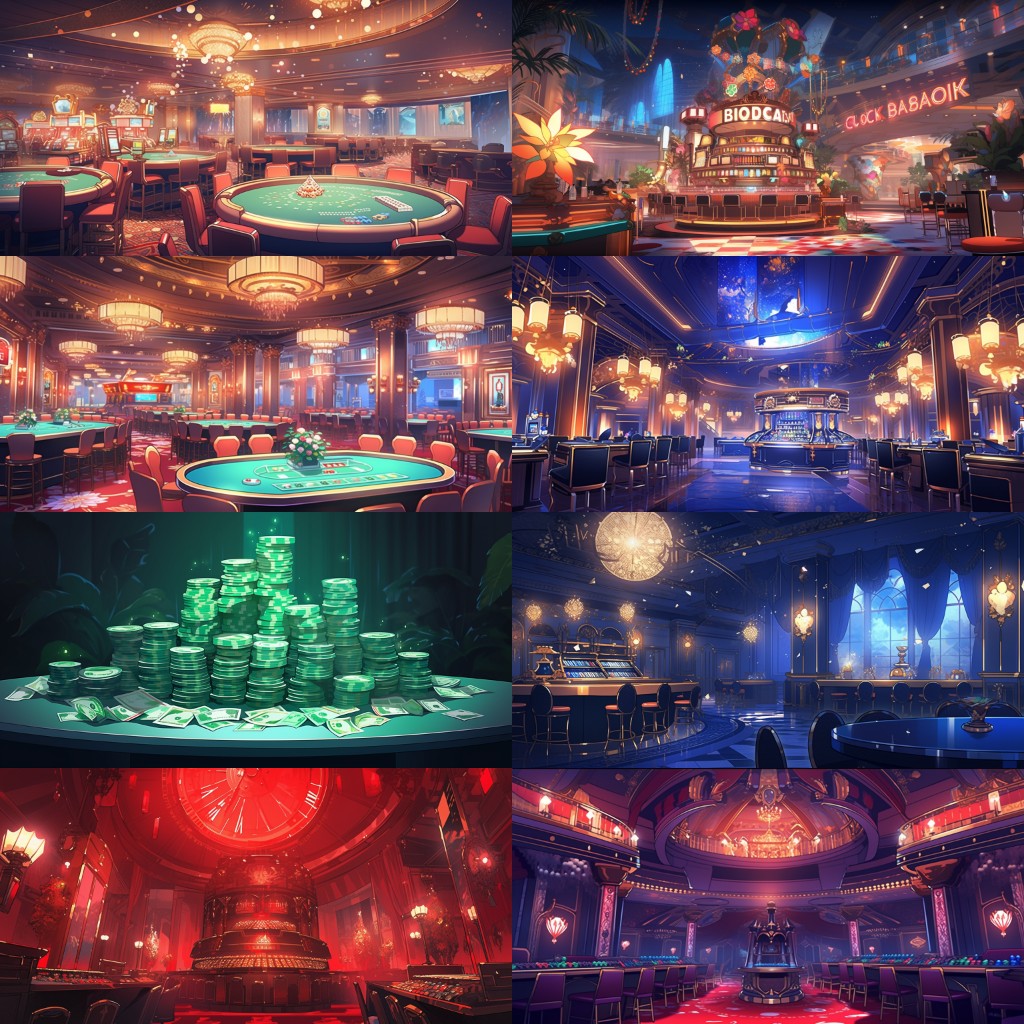 Casino 167 background illustrations