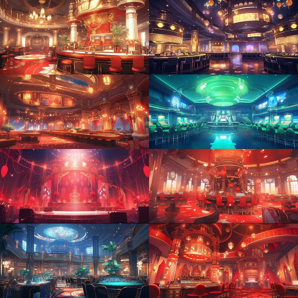Casino 167 background illustrations