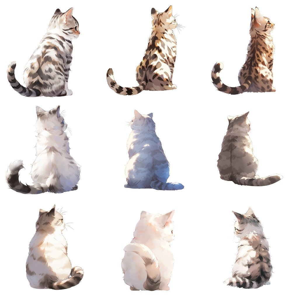 Cat 161 Illustrations (Transparent PNG)