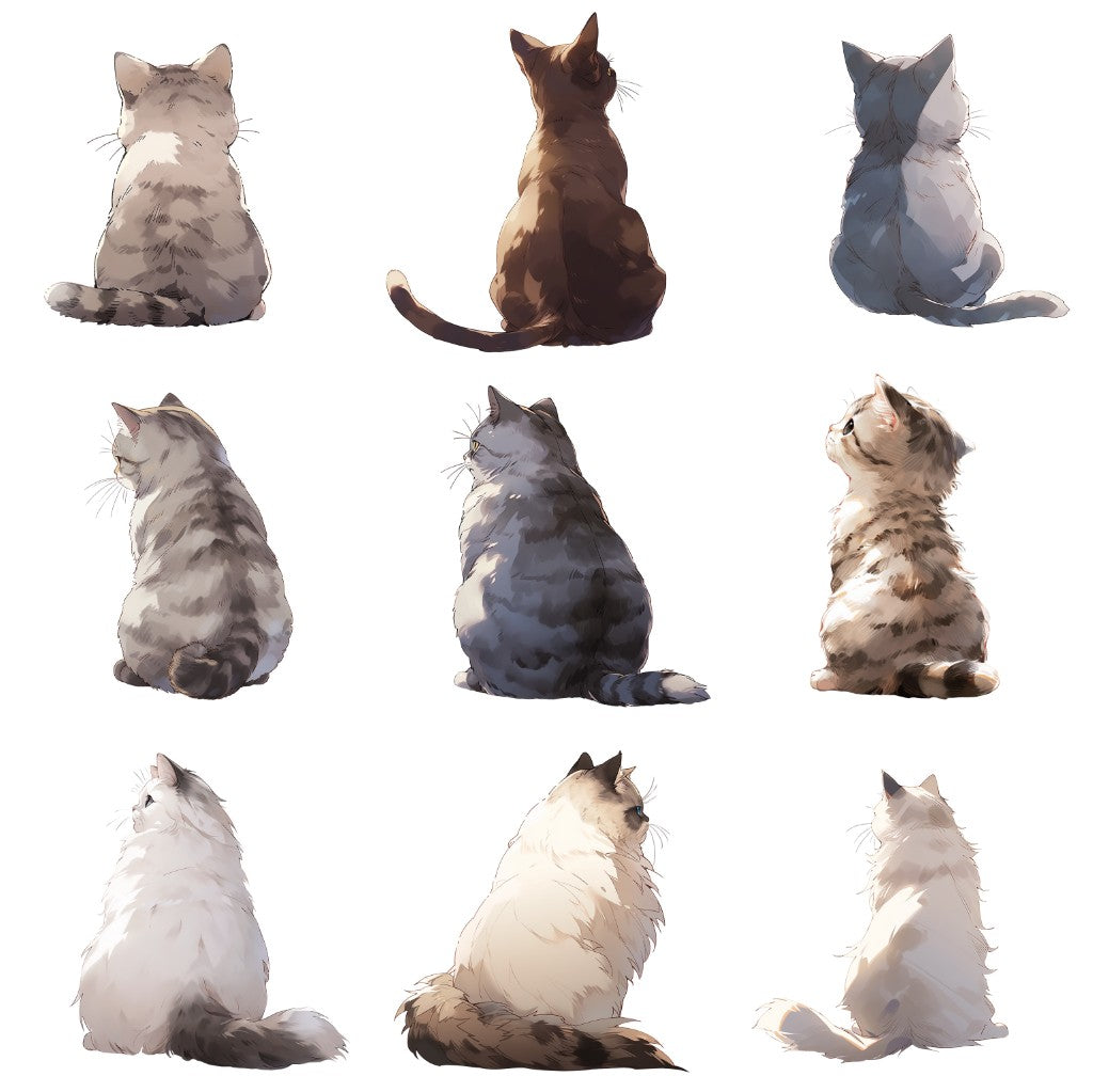 Cat 161 Illustrations (Transparent PNG)