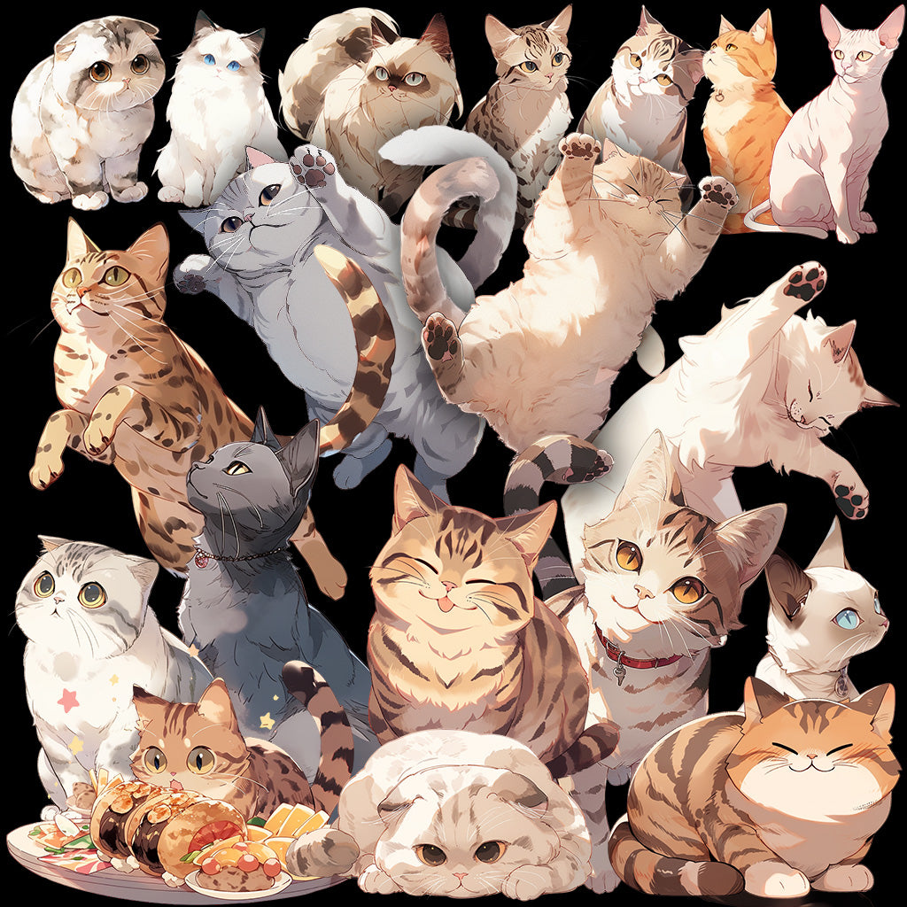 Cat 161 Illustrations (Transparent PNG)