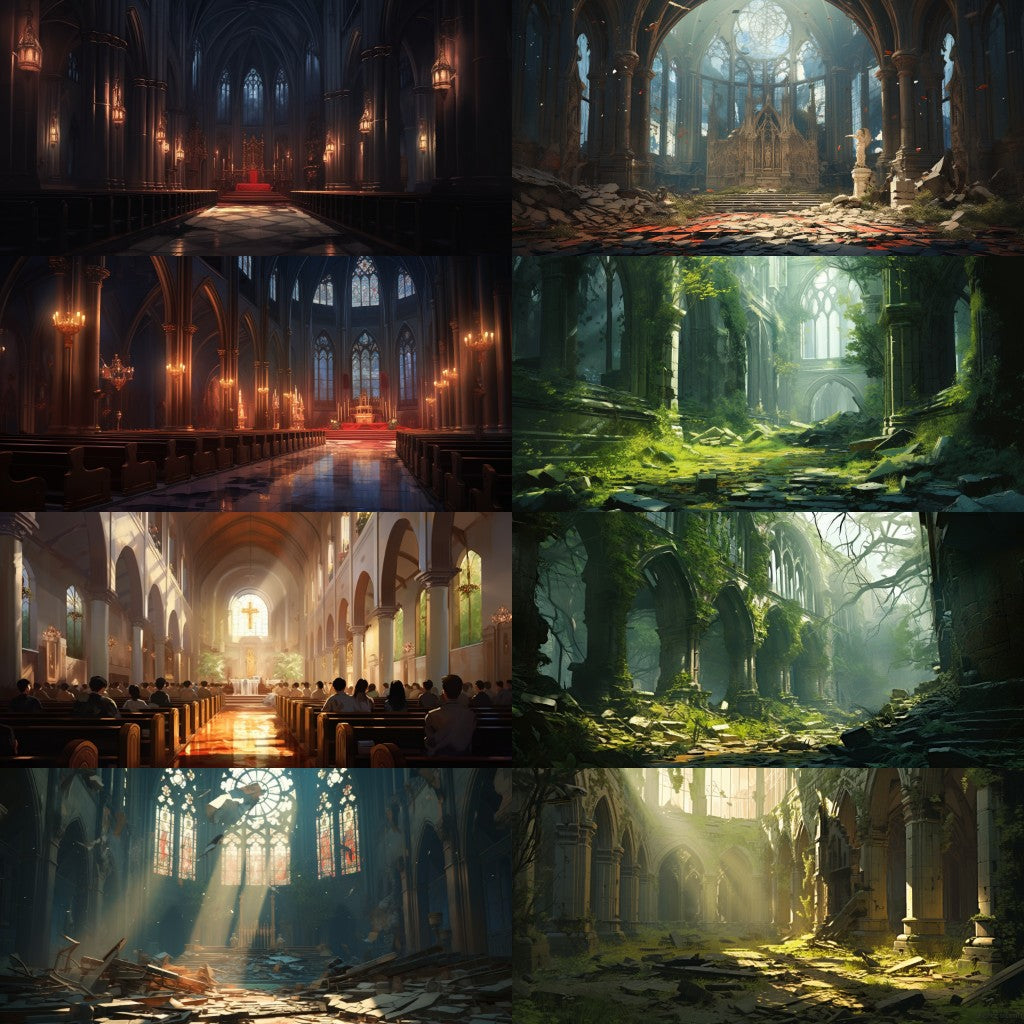 Church 200 background illustrations