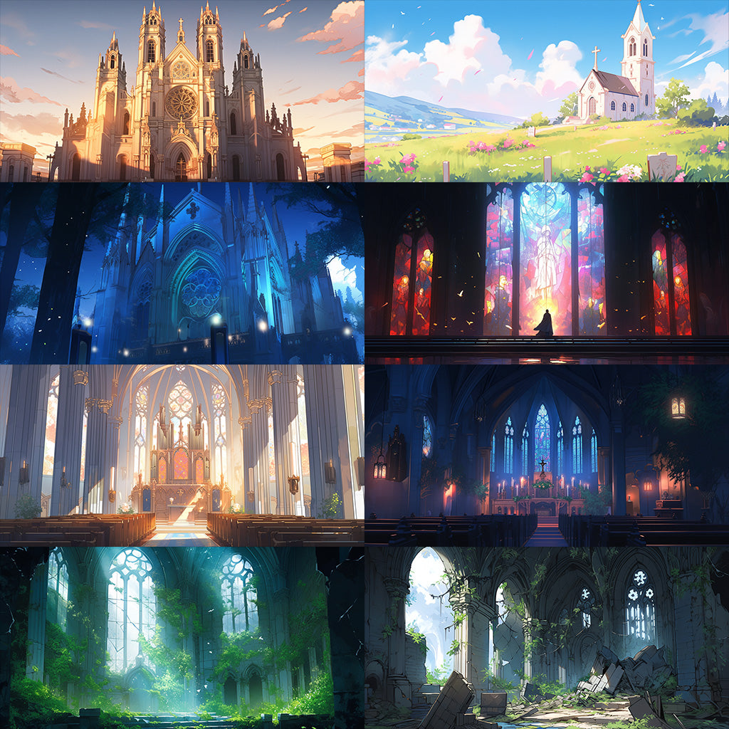 Church 200 background illustrations