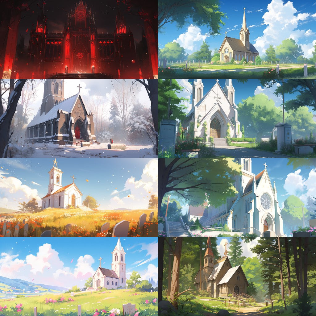 Church 200 background illustrations