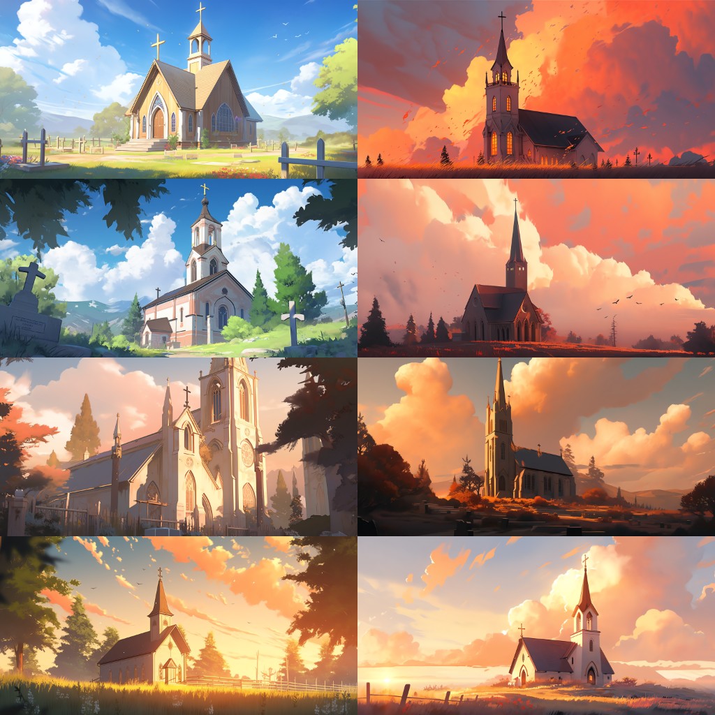 Church 200 background illustrations