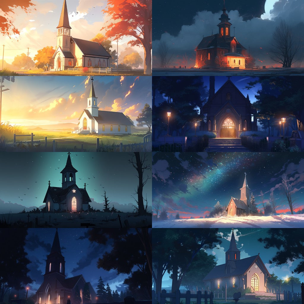 Church 200 background illustrations