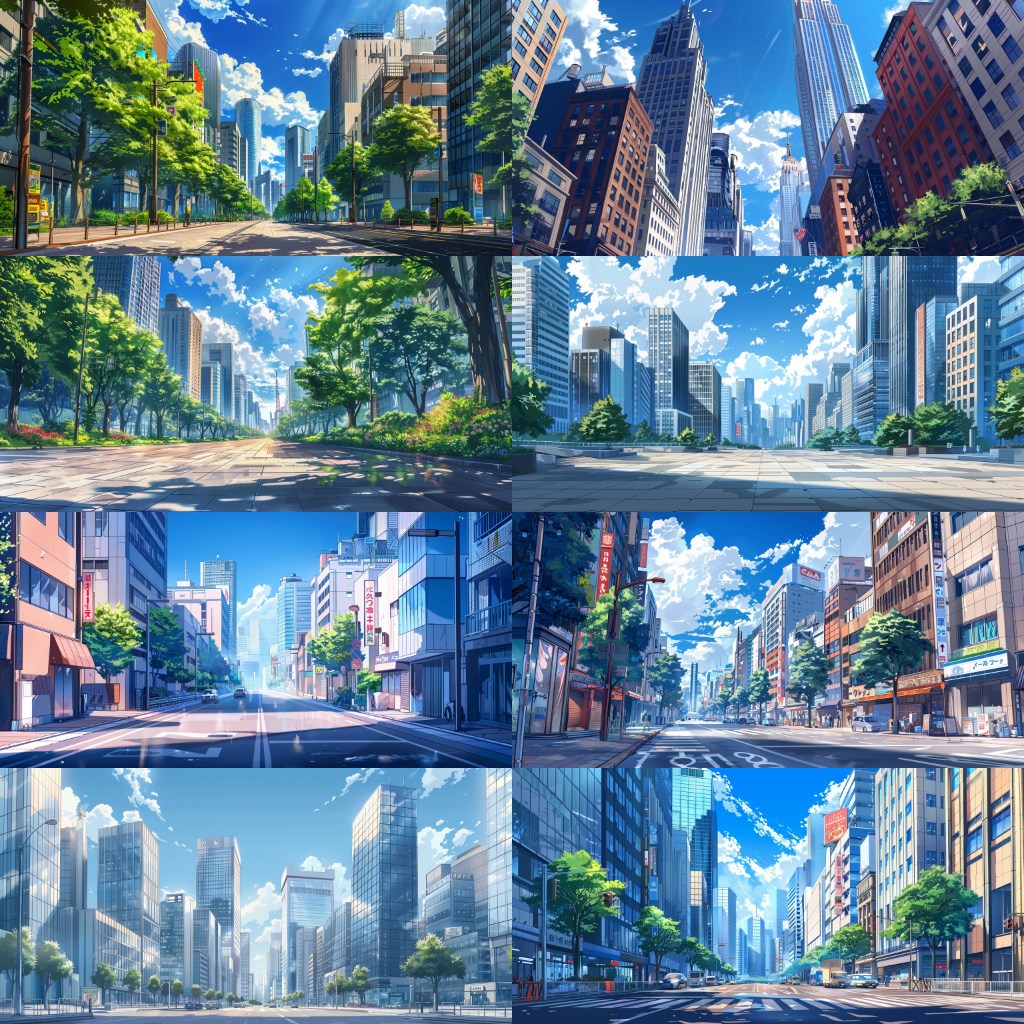 Cities 350 background illustrations